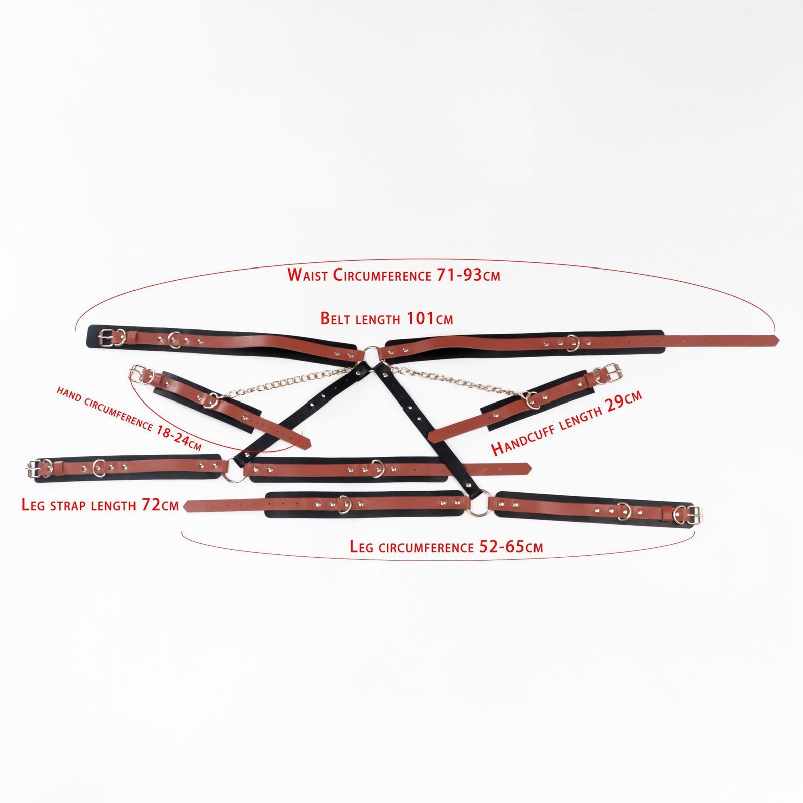 Leg Harness Garter with Handcuffs