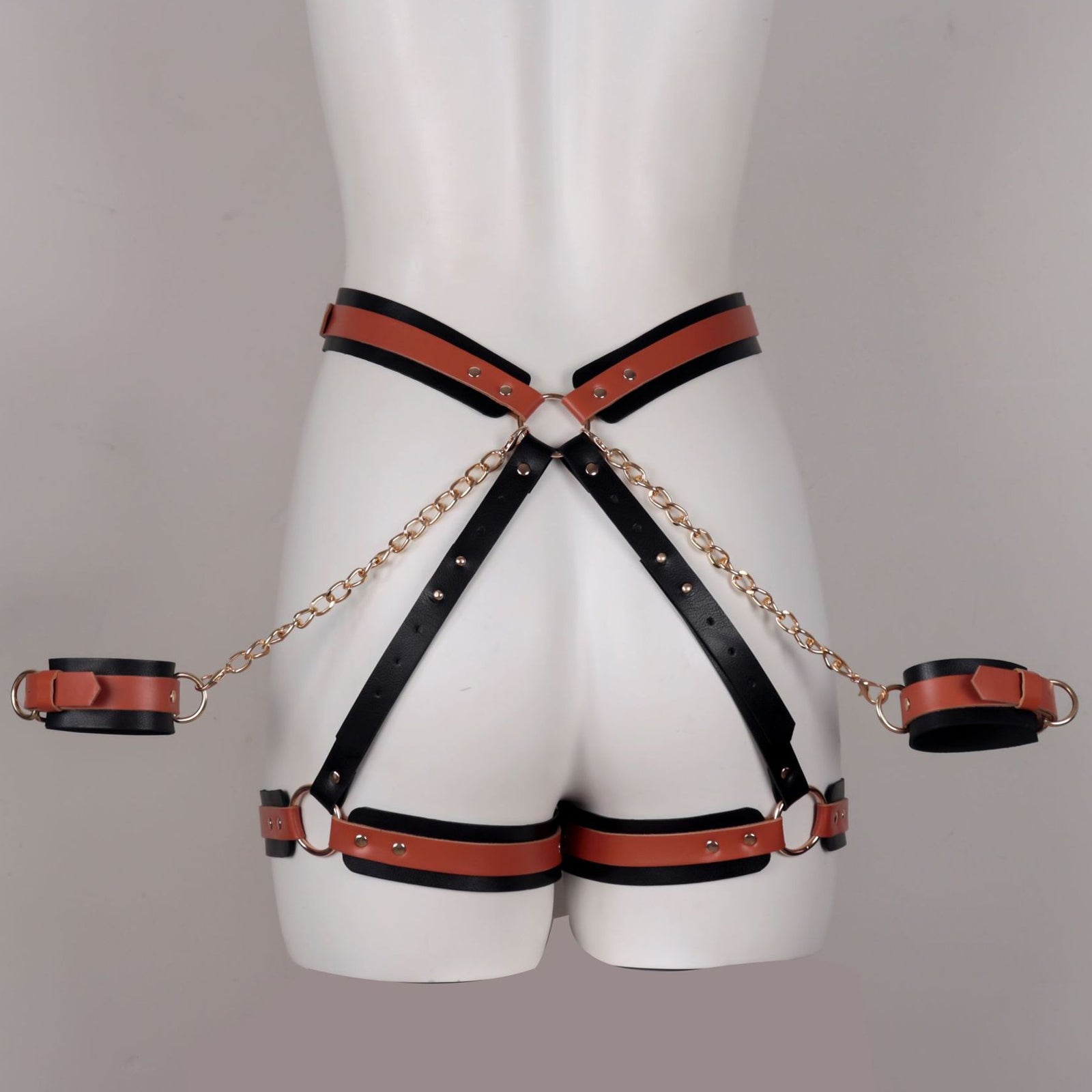Leg Harness Garter with Handcuffs