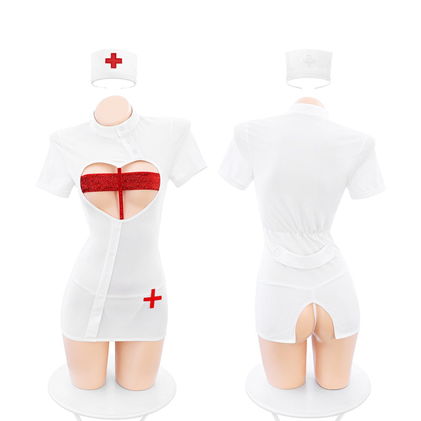 Naughty Nurse Outfit Nurse Cosplay Lingerie Adult Medicine Halloween Costume