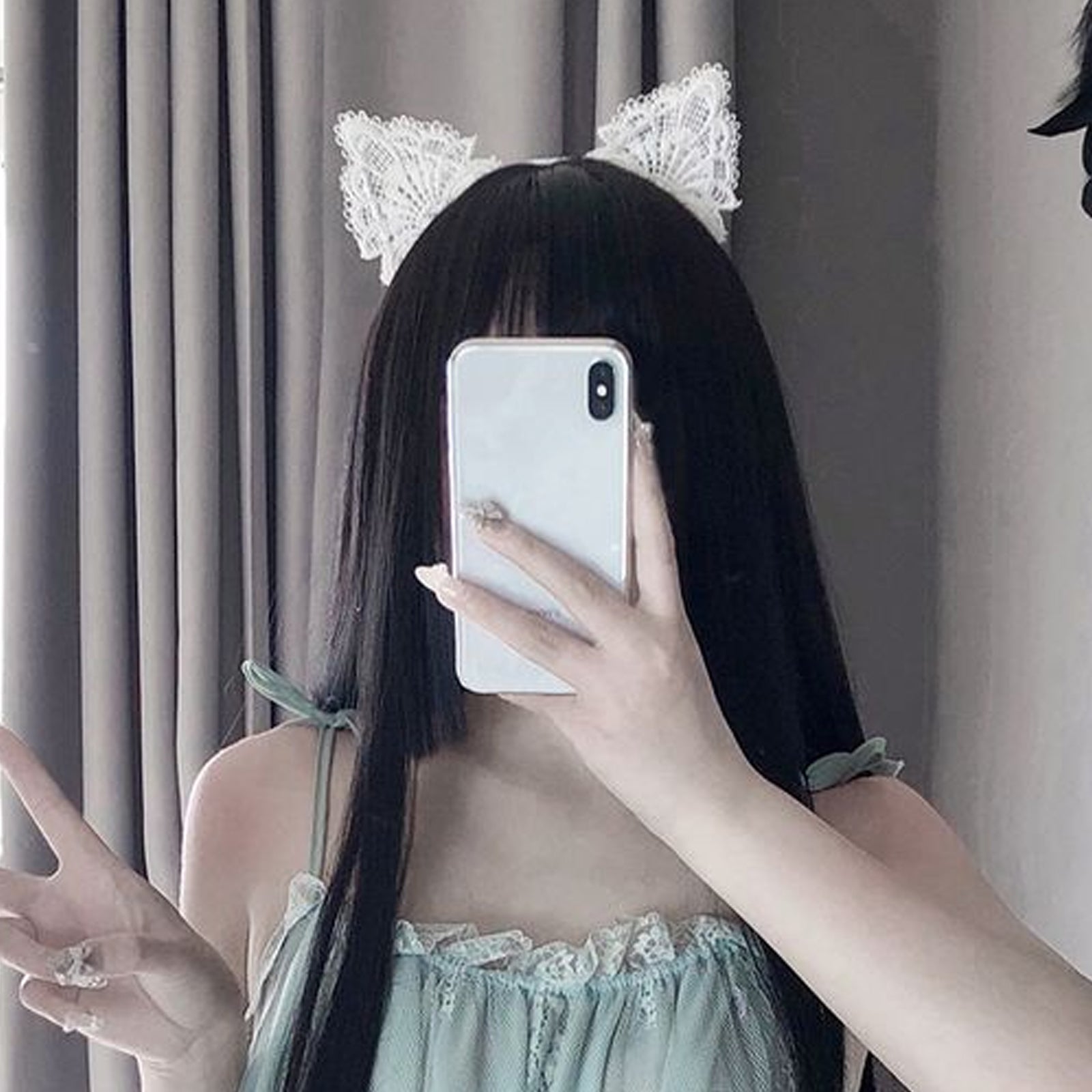 Neko Girl Headband Cat Ears Headpiece Cute Cat Cosplay Accessories