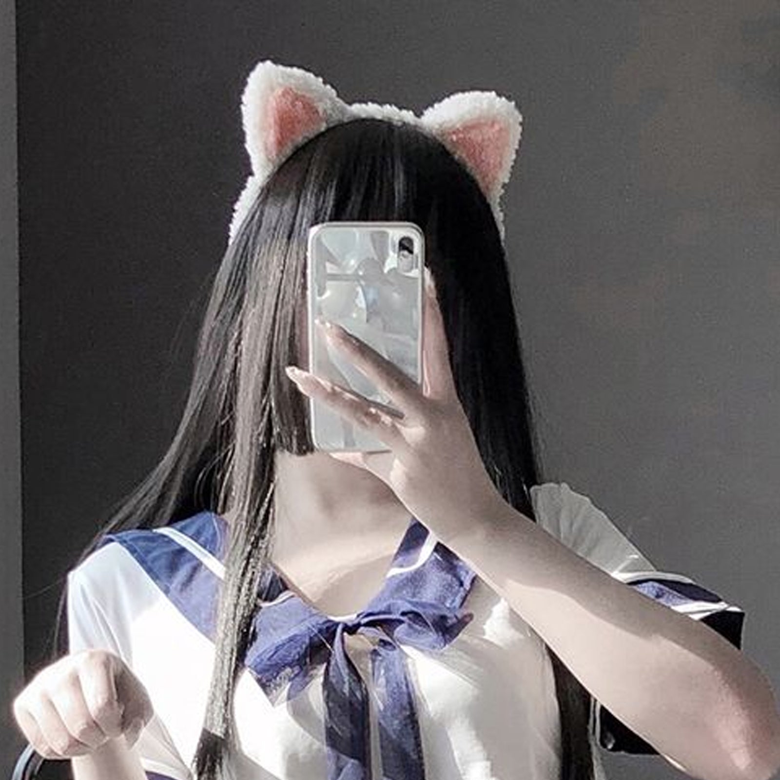 Neko Girl Headband Cat Ears Headpiece Cute Cat Cosplay Accessories