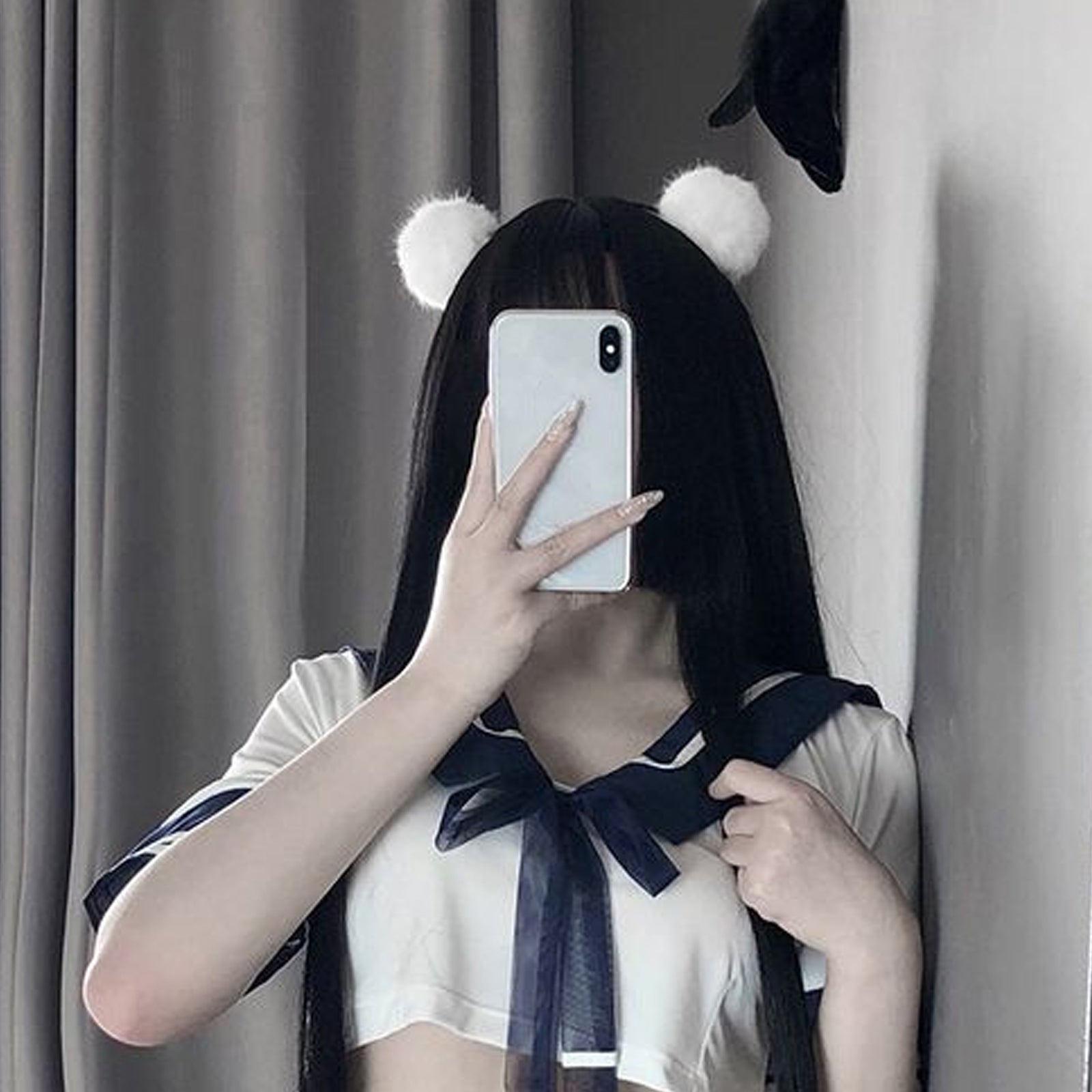 Neko Girl Headband Cat Ears Headpiece Cute Cat Cosplay Accessories