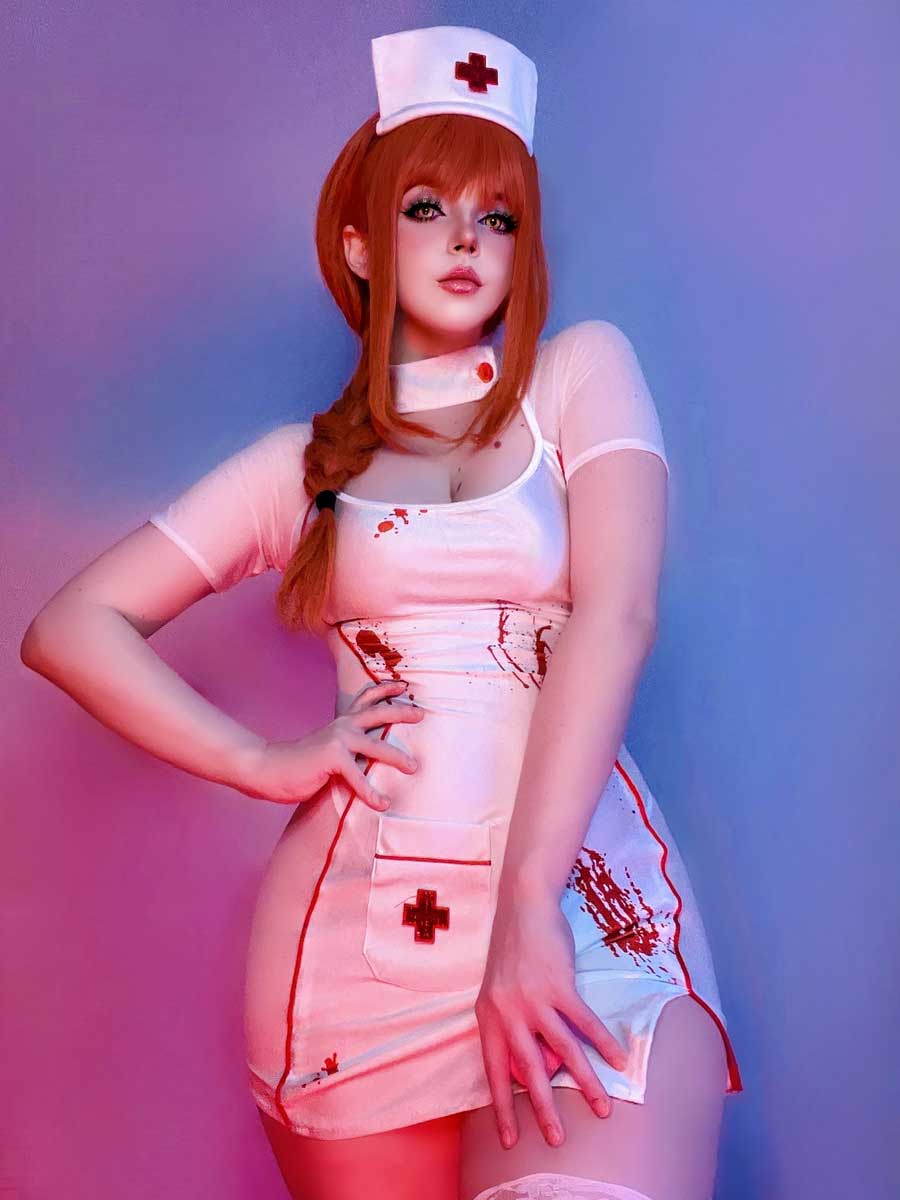 Bloody Nurse Costume Adult Nurse Role Play Uniform Anime Hospital Hottie Halloween Outfits