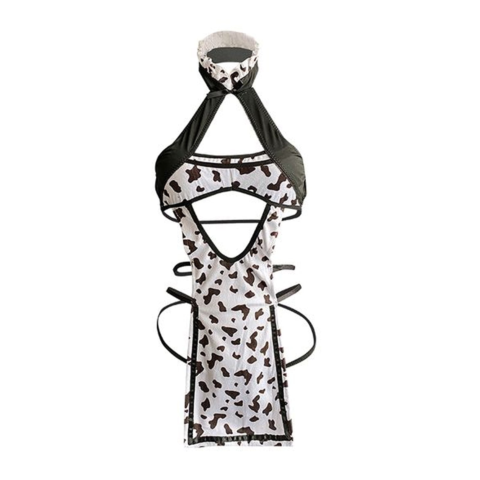 Cow Lingerie Cute Exotic Babydoll Dress Lolita Anime Cosplay Costume