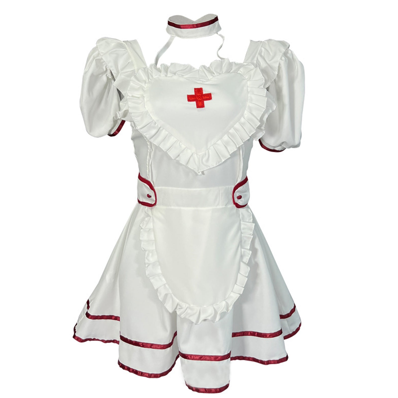 Nurse Outfit Adult Hospital Nurse Cosplay Costume White Nurse Fancy Dress