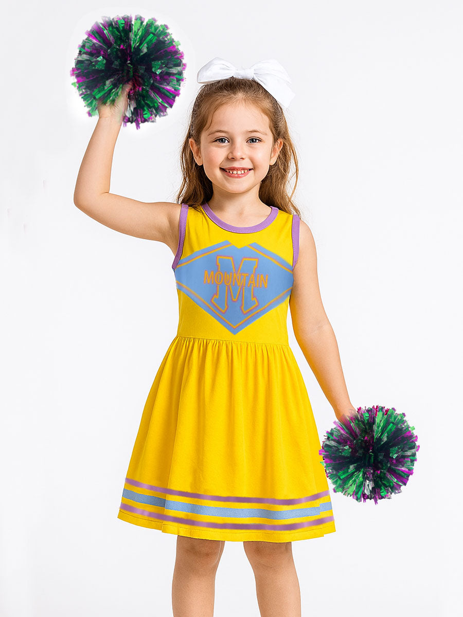 Girls Cheerleader Dress Costume