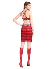 Fadiant Scarlet Fringe Performance Set