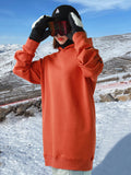 Paar wasserdichter Skipullover plus winddichte warme Fleecejacke für Einzel- und Doppelboardpullover