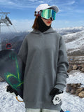 Paar wasserdichter Skipullover plus winddichte warme Fleecejacke für Einzel- und Doppelboardpullover