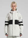 Paneled Loose Waterproof Insulated Ski Jacket