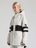 Paneled Loose Waterproof Insulated Ski Jacket