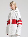 Paneled Loose Waterproof Insulated Ski Jacket