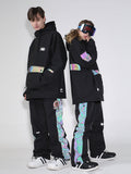 Superb Neon Glimmer Snowsuit Jacket & Pants Set