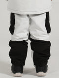 Winter Thickened Two Tone Patchwork Hip Hop Windproof Waterproof Snowboard Pants Ski Pants Snow Pants