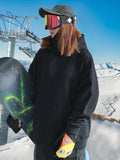 Paare Ski Pullover Winddicht Warm Fleece Übergröße Jacke Einzel- Und Doppel-Board Skianzug