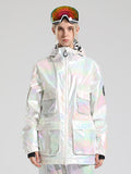 Silver Dazzling Ski Jacket