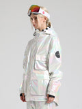 Silver Dazzling Ski Jacket