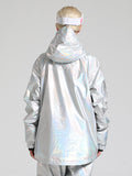 Silver Dazzling Ski Jacket