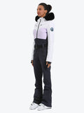 Traje de esquí de una pieza de piel sintética 