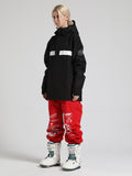 Red Pullover Ski Suit