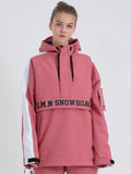 Neu Rosa Ski Anzug Winddicht Und Wasserdicht Winter Jacke Im Freien Warme Hoodie Pullover