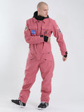 Men's Slope Star Pink One Picece Snowboard Ski Suits