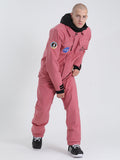 Men's Slope Star Pink One Picece Snowboard Ski Suits