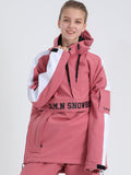 Neu Rosa Ski Anzug Winddicht Und Wasserdicht Winter Jacke Im Freien Warme Hoodie Pullover