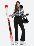 Faux Fur One Piece Ski Suit