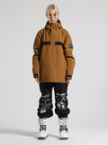 Red Pullover Ski Suit