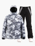 Men's Two Pieces Snowboard Suit Jacket & Pants Set