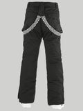 Men's Black Highland Bib Waterproof Ski Snowboard Pants