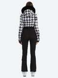 Faux Fur One Piece Ski Suit