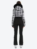 Faux Fur One Piece Ski Suit