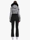 Faux Fur One Piece Ski Suit