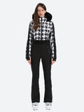 Faux Fur One Piece Ski Suit