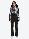 Faux Fur One Piece Ski Suit