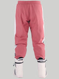 New Pink Ski Pants Thin Version Of The Veneer Double Board Warm Beam Foot Ski Pants Waterproof Wear-Resistant Professional Beam Leg Ski Pants