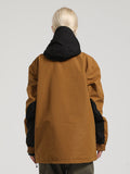 Chaqueta de esquí con bloques de color