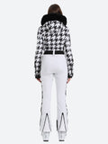 Faux Fur One Piece Ski Suit