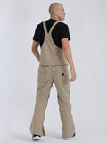 Khaki Overalls Snowboard Ski Bibs Pants