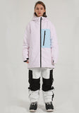 New Tooling Snow Suits Couples Color-blocking Outdoor Windproof Waterproof Warm Ski Suits