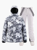 Men's Two Pieces Snowboard Suit Jacket & Pants Set