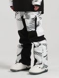 Multicolor Stripe Ski Pants