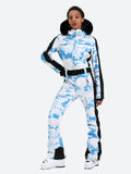 Faux Fur One Piece Ski Suit