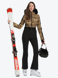 Faux Fur One Piece Ski Suit
