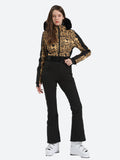 Faux Fur One Piece Ski Suit