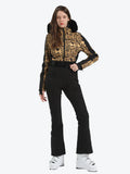Faux Fur One Piece Ski Suit