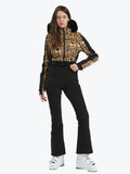 Faux Fur One Piece Ski Suit