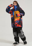 New Tooling Snow Suits Couples Color-blocking Outdoor Windproof Waterproof Warm Ski Suits